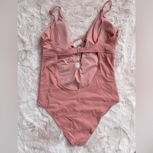 One-piece Swimsuit | Dusty Rose | Large - Picture 2 of 2